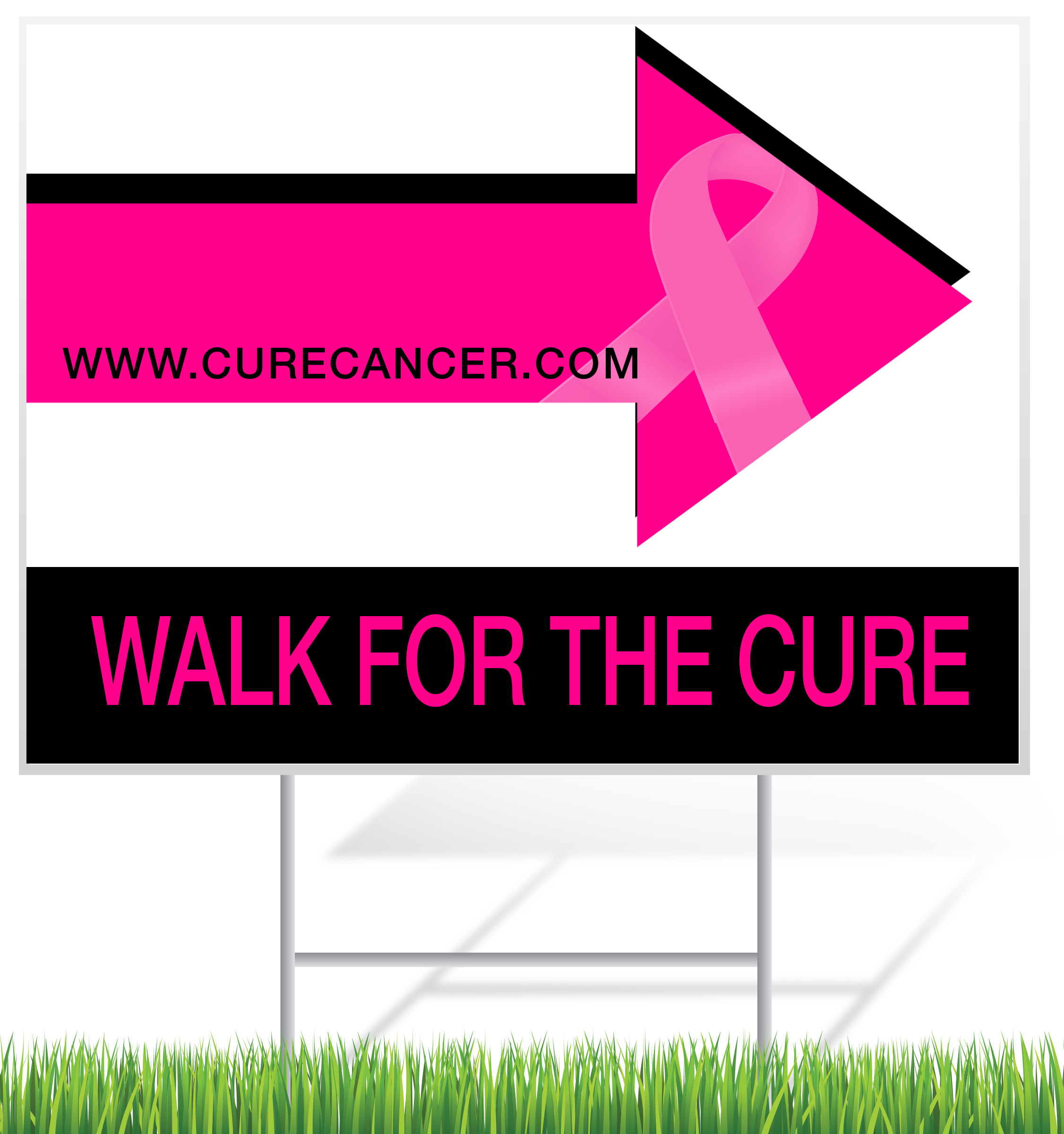 Breast Cancer Awareness Yard Sign Sample | Banners.com